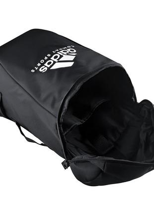 Рюкзак с белым логотипом combat sports | черный | adidas adiacc090cs3 фото