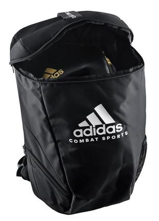 Рюкзак с белым логотипом combat sports | черный | adidas adiacc090cs7 фото