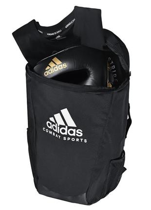 Рюкзак с белым логотипом combat sports | черный | adidas adiacc090cs6 фото