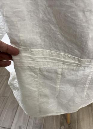 Блузка блуза натуральная ткань лён р 50-527 фото