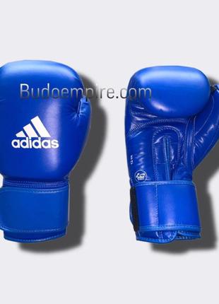 Боксерські рукавички з ліцензією aiba  ⁇  сині  ⁇  adidas aibag11 фото