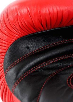 Боксерские перчатки kombat boxing glove|черно/красный | adidas adibc042 фото