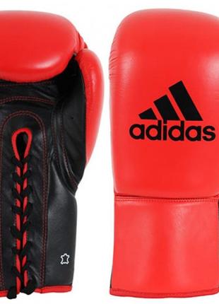 Боксерські рукавиці kombat boxing glove ⁇ чорно/червоний  ⁇  adidas adibc04
