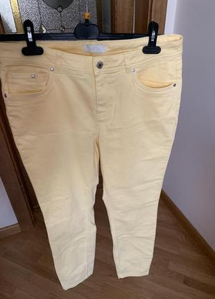 Джинсы tcm by chibo 44 евро размер яркие желтые штаны4 фото