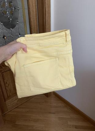 Джинсы tcm by chibo 44 евро размер яркие желтые штаны9 фото