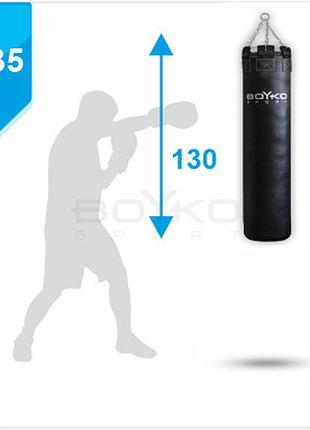 Мешок боксерский bs – цилиндрический пвх, 130х35 cm на 4 цепях м5