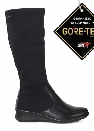 Чоботи-панчохи ecco babett gore-tex. оригінал. р 38,39