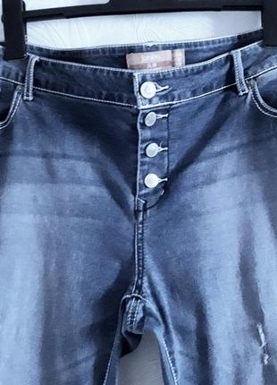 Тонкі, стрейчеві, звужені джинси, 56?-58-60?, janina3 фото