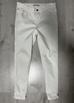 Штани білі скіні