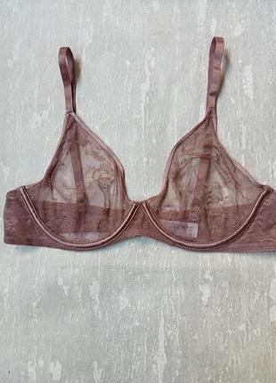 ❗неймовірно шикарний прозорий невагомий літній бюстгальтер