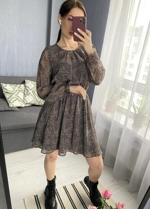 Базовое шифоновое платье mohito