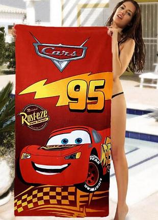 Дитячий рушник для басейну від shamrock з машинкою