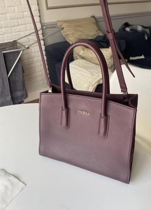 Сумка furla кольору зимова вишня