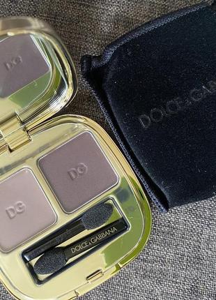 Dolce&gabbana the eyeshadow duo тени для век № 145, оригінал