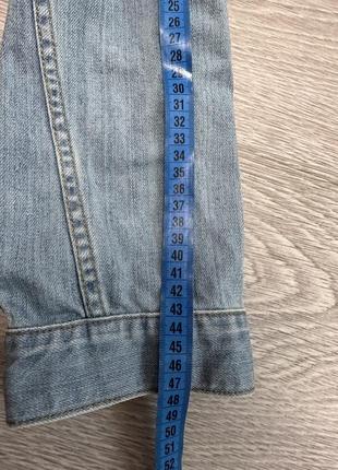 Укорочена джинсовка куртка дижинсова кроп хл7 фото