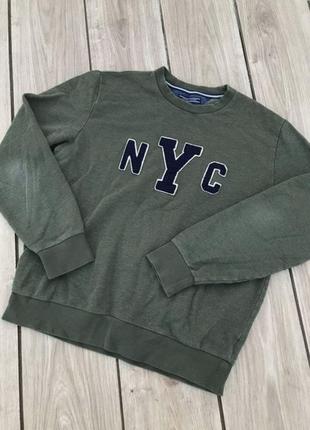 Светр tommy hilfiger реглан кофта свитер лонгслив стильный  худи пуловер актуальный джемпер тренд