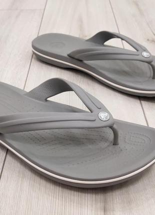 Мужские вьетнамки, шлепанцы crocs crocband flip унисекс (29-29,5 см)