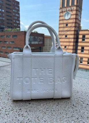 Сумка marc jacobs tote mini white