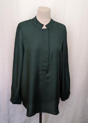Зеленая блуза с шелком esprit1 фото