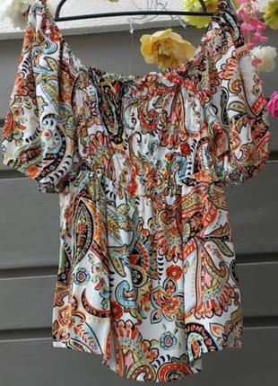 Блузка в стиле батик2 фото