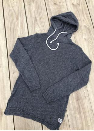 Светр jack & jones реглан кофта свитер лонгслив стильный  худи пуловер актуальный джемпер тренд1 фото