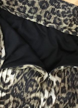 Юбка макси с леопардовым принтом4 фото