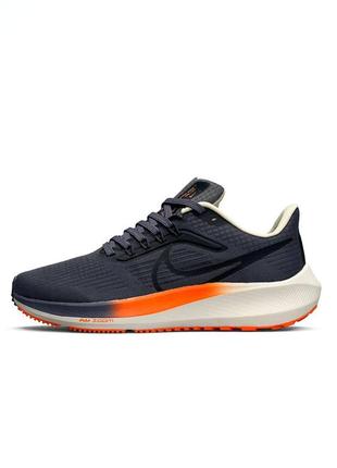 Мужские кроссовки nike zoom pegasus’39 grey orange