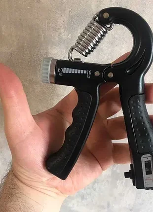 Эспандер кистевой с счетчиком нагрузки 10-60 кг хорошее качество