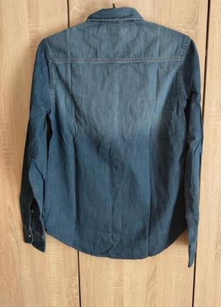 Оригинальная джинсовая коттоновая рубашка унисекс adidas neo4 фото