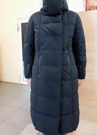 Стильное зимнее пальто на синтепоне р.48-501 фото