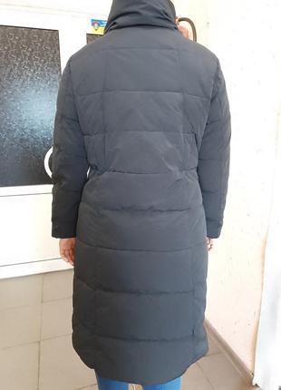 Стильное зимнее пальто на синтепоне р.48-506 фото