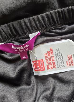 Чорне асиметричне плаття бандо відкриті плечі батал 546 фото