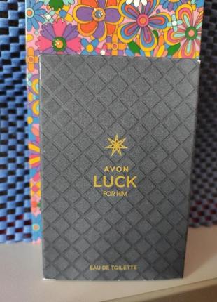 Туалетная вода мужская luck avon 30 мл