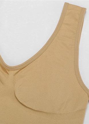 Топ женский бесшовный беж . читайте описание. sale