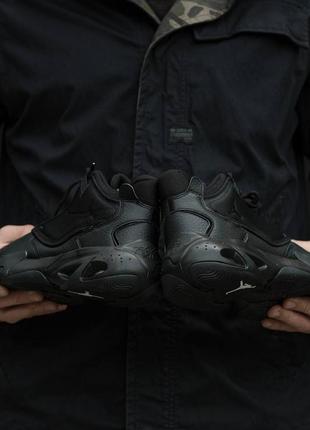 👟 кроссовки air jordan max aura 4 all black / наляжка bs👟3 фото