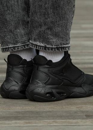 👟 кроссовки air jordan max aura 4 all black / наляжка bs👟8 фото