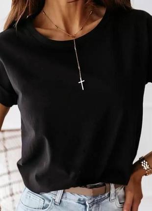 Базовая черная футболка