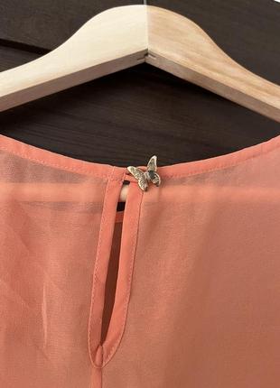 Летняя оранжевая блуза ted baker в идеальном состоянии5 фото