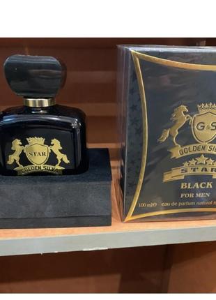 Чоловічі парфуми golden silva star black 100 ml, голден сільва стар блек