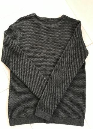 Пуловер чоловічий щільної в'язки стильний selected розмір l6 фото
