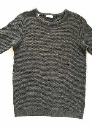 Пуловер чоловічий щільної в'язки стильний selected розмір l7 фото
