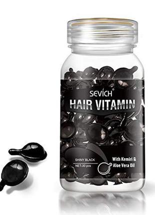Вітамінні капсули для волосся sevich hair vitamin, 30 шт.1 фото