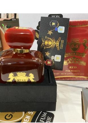 Жіночі парфуми golden silva star red 100 ml, голден сільва стар ред