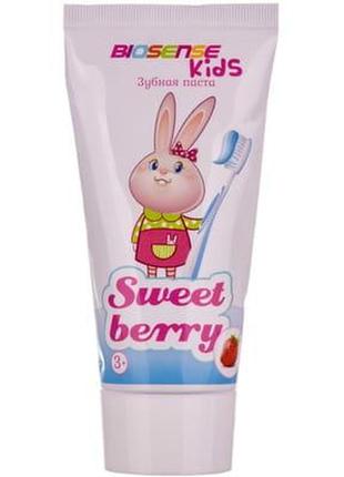 🌷зубна паста bioton для дітей"sweet berry",50 мл.1 фото