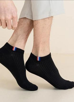 4 пар укороченные спортивные мужские носки носочки4 фото