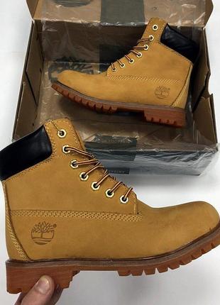 Шикарні зимові черевики/ чоботи timberland ginger 😍 (з хутром) унісекс