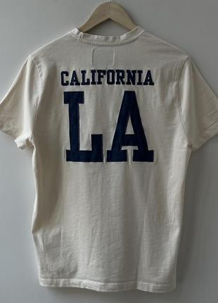 Stronghold california la tshirt футболка кремовая оригинал нежная летняя добротная прочная рабочий стиль workwear оригиналusa2 фото