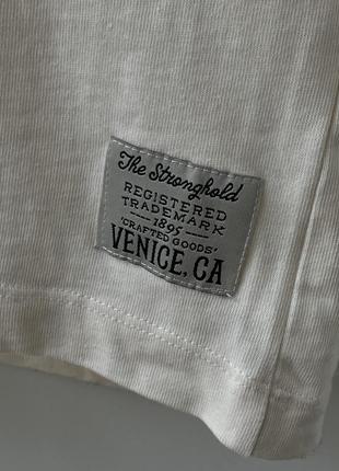 Stronghold california la tshirt футболка кремовая оригинал нежная летняя добротная прочная рабочий стиль workwear оригиналusa5 фото