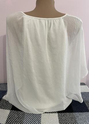 Блузка женская белая2 фото