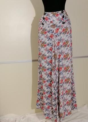 Брюки палаццо клёш от бедра с завышеной талией